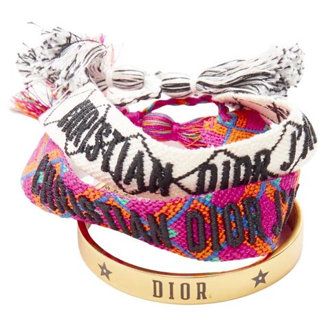 dior friendship bracelet white|dior friendship bracelet for sale.